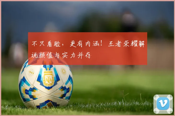 不只看脸,更有内涵!王者荣耀解说颜值与实力并存